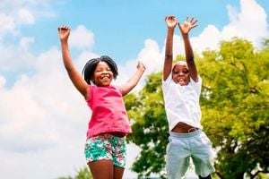 Children playing